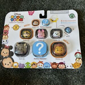 NEW Disney TSUM TSUM Series 4 W 9 Figs Sneezy Sadness Piglet Lucky Sven Mufasa +